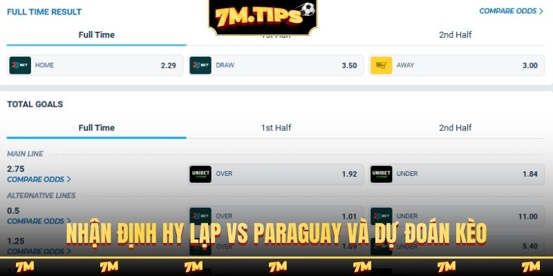 Nhận định Hy Lạp vs Paraguay và dự đoán kèo