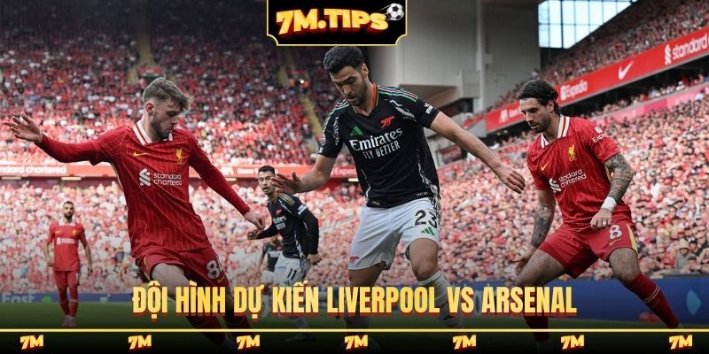 Đội hình dự kiến Liverpool vs Arsenal